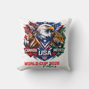Coussin Coupe du monde d'harmonie faunique tribale 2026