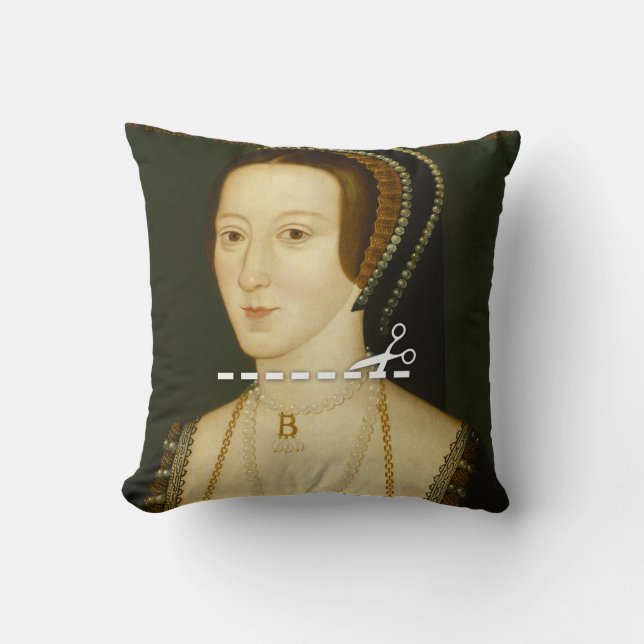 Coussin Coupe ici - Anne Boleyn (Recto)
