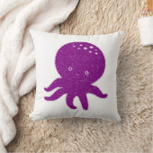 Coussin Coupe violet octopus Ancien imprimé (Couverture)