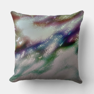 Coussin Couper la texture de couleur brute et le ton peint