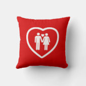Coussin Couple amoureux (Verso)