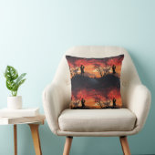 Coussin Couple amoureux (Chaise)