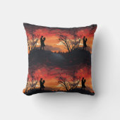 Coussin Couple amoureux (Recto)