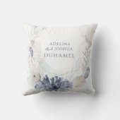 Coussin Couple Coquillages Corail Côtiers Éthérés (Verso)