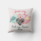 Coussin couple de la Saint-Valentin doux personnalisé pers (Verso)