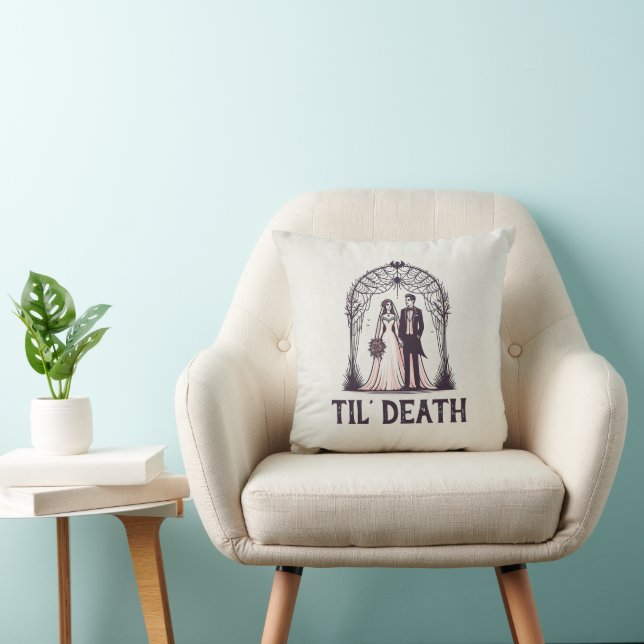 Coussin Couple de vampires (Chaise)