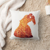 Coussin Couple d'or, Baiser, Romance (Couverture)