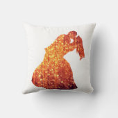 Coussin Couple d'or, Baiser, Romance (Verso)