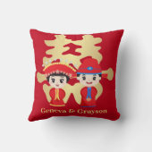 Coussin Couple Mariage chinois traditionnel  (Verso)