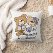 Coussin couple mariage petit ours (Couverture)