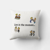 Coussin Couple mignon d'anniversaire 🎉 Vieillir ensemble (Verso)