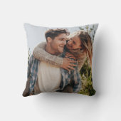 Coussin Couple Photo Votre Propre Deux Image Double Face (Verso)
