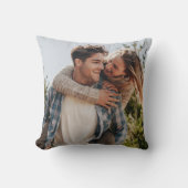 Coussin Couple Photo Votre Propre Deux Image Double Face (Recto)