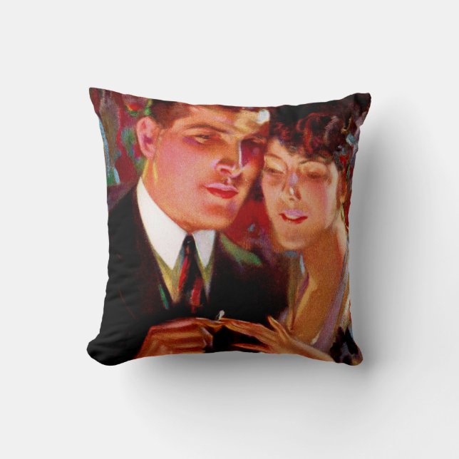 Coussin Couple romantique (Recto)