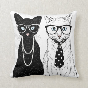 Coussin Couples de chat