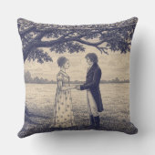 Coussin Couples de Jane Austen (Verso)