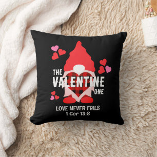 Coussin Couples VALENTINE GNOME L'amour n'échoue jamais