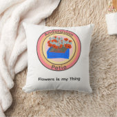 Coussin Cour andalouse fleurs jardin (Couverture)