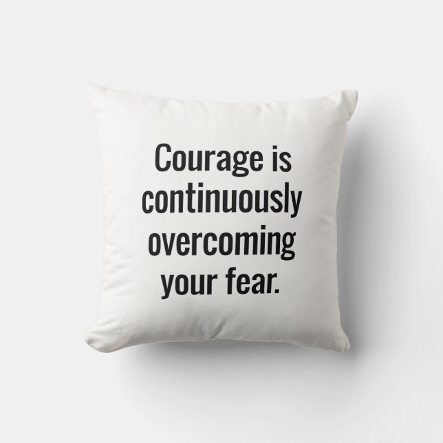 Coussin Courage Jeu d'oreiller (Recto)