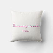Coussin Courage le chien (Verso)
