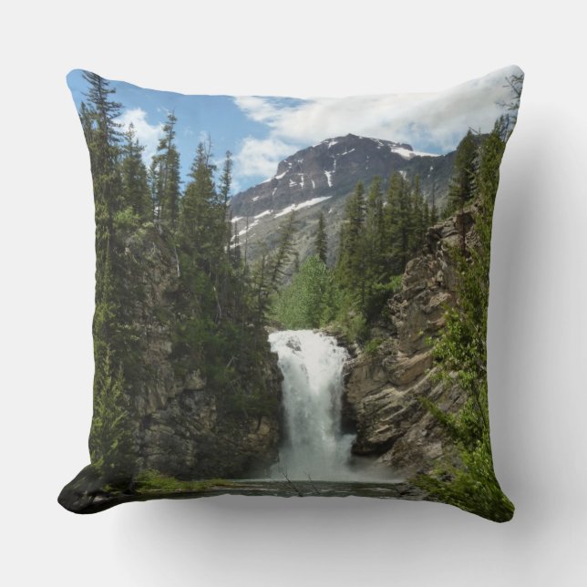 Coussin Courir Eagle Falls au parc national des Glaciers (Recto)