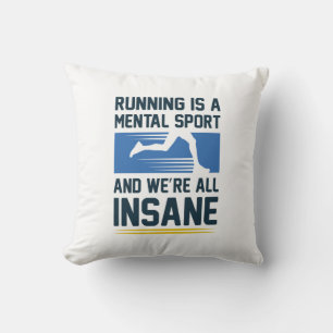Coussin Courir fou