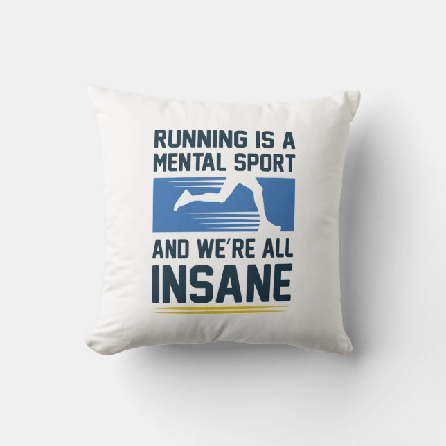 Coussin Courir fou (Recto)