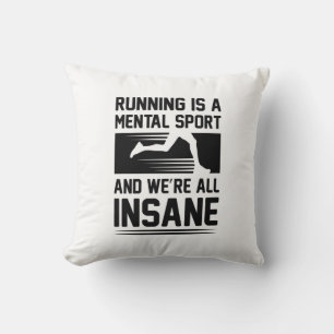 Coussin Courir fou