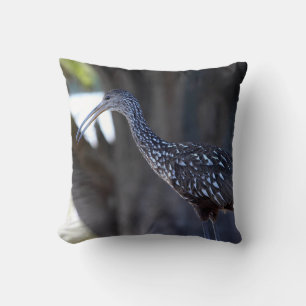 Coussin Courlan huppé, l'oiseau qui pleure