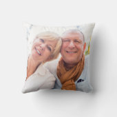 Coussin Couronne de roses 45e 65e anniversaire de mariage (Verso)