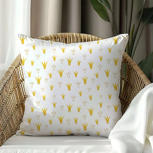 Coussin Couronne d'or de princesse