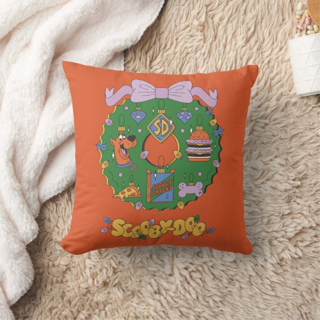 Coussin Couronne graphique de snack de vacances de Scooby- (Couverture)