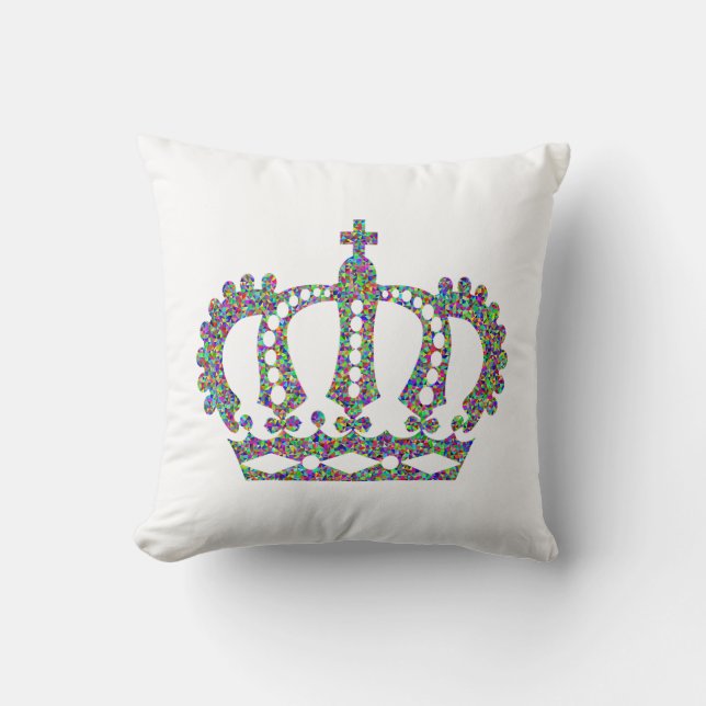 Coussin Couronne royale en motifs  (Recto)