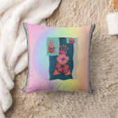 Coussin Couronnes de fleurs Collage (Couverture)