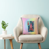 Coussin Couronnes de fleurs Collage (Chaise)