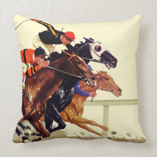 Coussin Course de pur sang