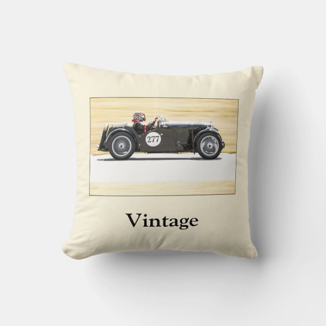Coussin Course vintage (Recto)