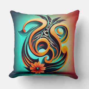 Coussin Courses florales colorées Fu : Nature Harmony Art