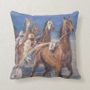 Coussin Courses Lancieux la Bretagne 2014 de trot