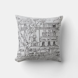 Coussin Courtyard Café Hôtel del'Horloge, Avignon