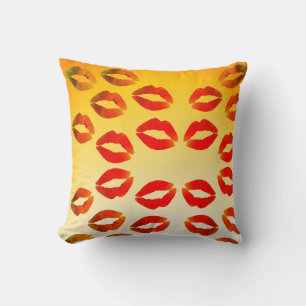 Coussin Coushin à lèvres à bouche