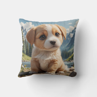 Coussin coussin à chiot mignon