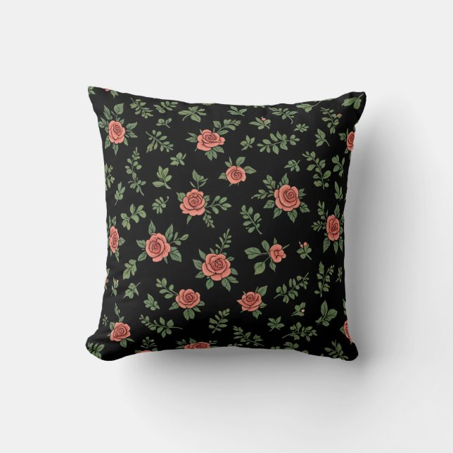 coussin coussin à fleurs (Recto)