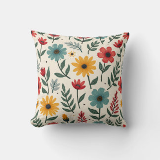 Coussin coussin à fleurs