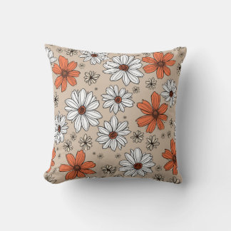 Coussin coussin à fleurs
