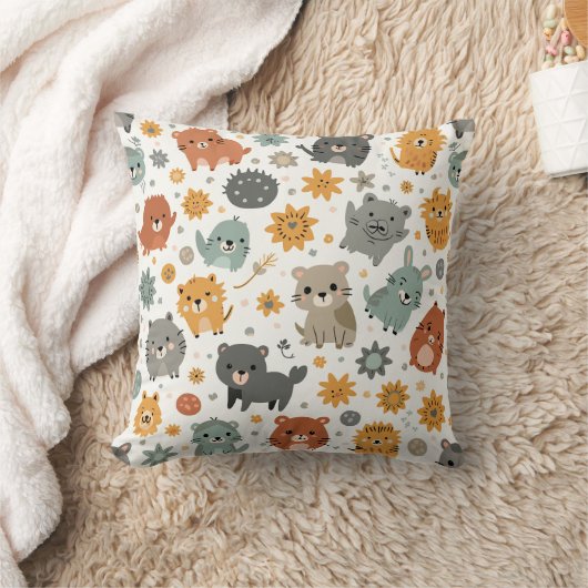 coussin coussin animal mignon (Couverture)