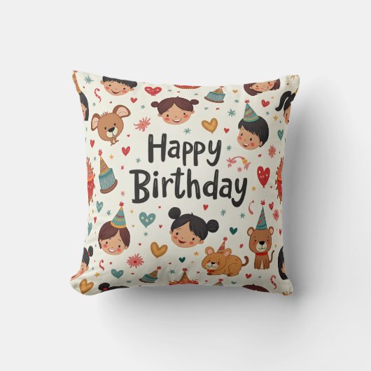 coussin coussin anniversaire (Recto)