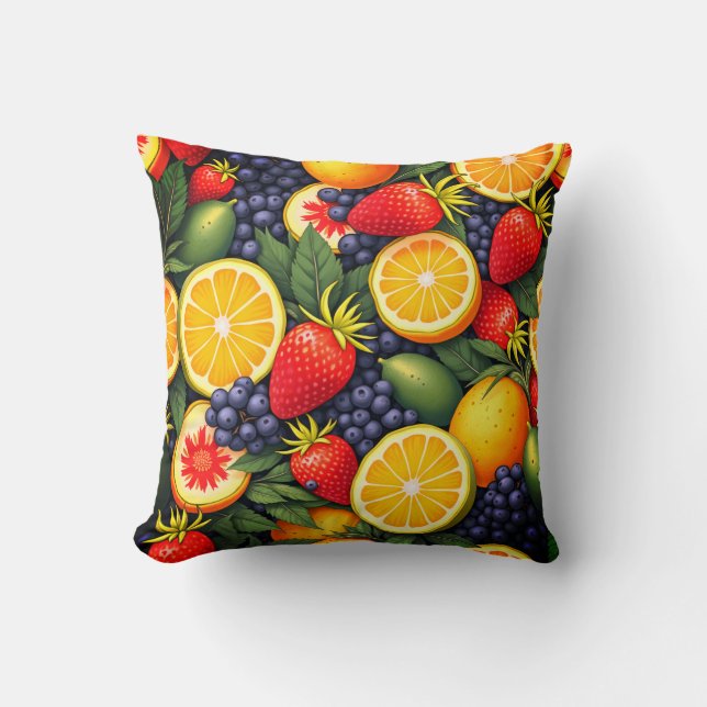 coussin coussin aux fruits tropicaux (Recto)