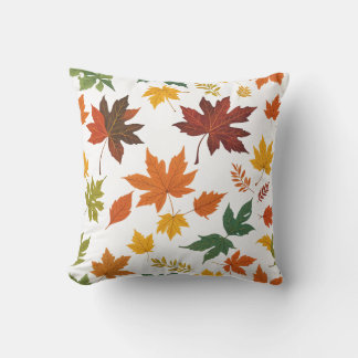 Coussin coussin de feuille d'automne