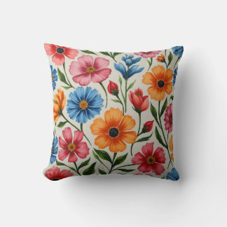 coussin coussin de fleurs de gypse